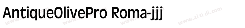 AntiqueOlivePro Roma字体转换